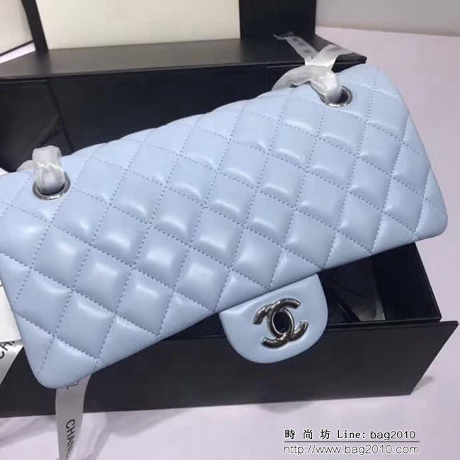 香奈兒CHANEL 升級版A1112進口小羊皮全新經典金銀鏈條肩背斜挎包 DSC1164